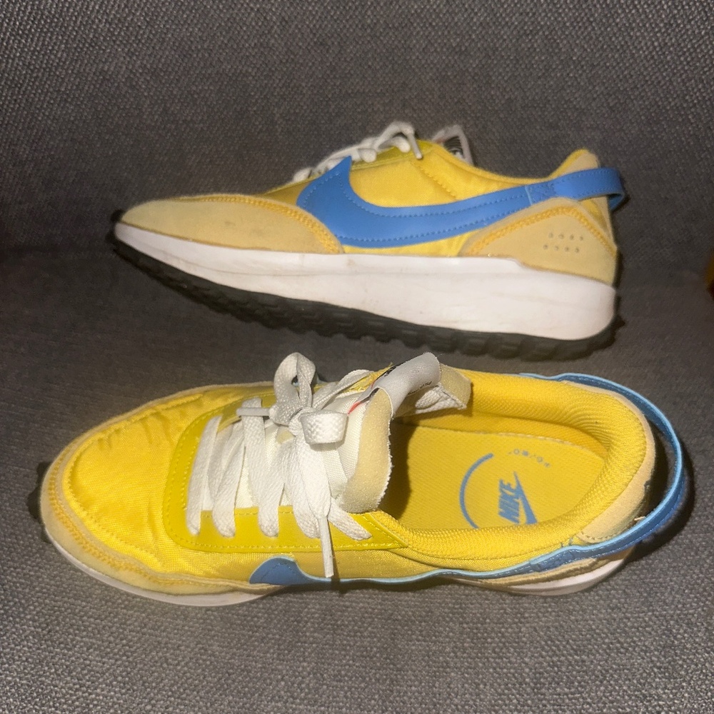 Yellow Nike women’s shoe